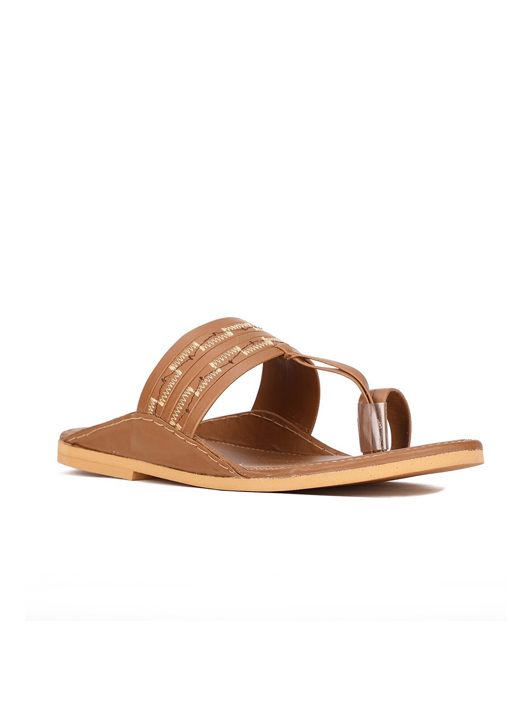 

Bata Men Tan men PU Comfort Sandals