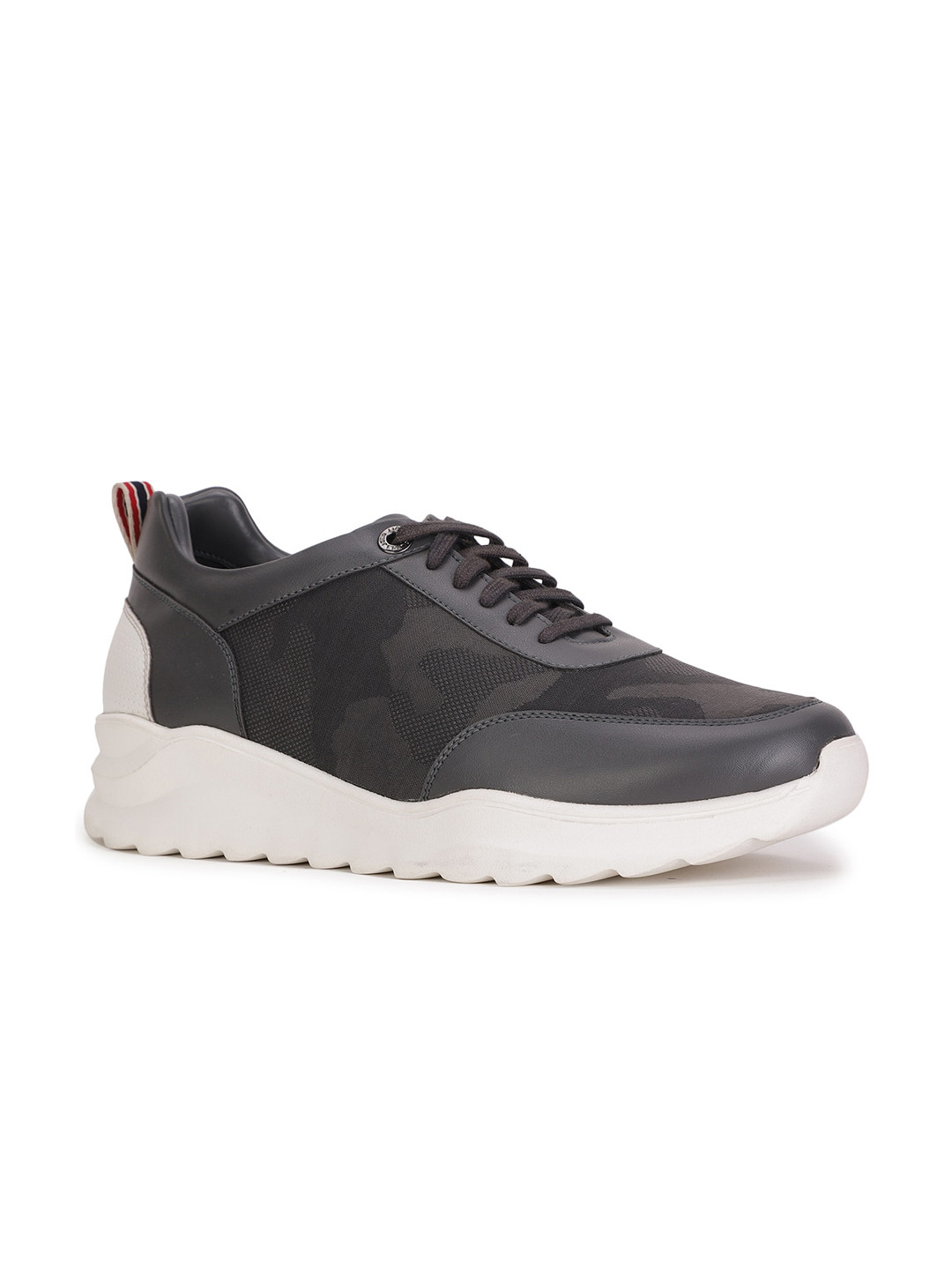 

Bata Men Grey PU Sneakers