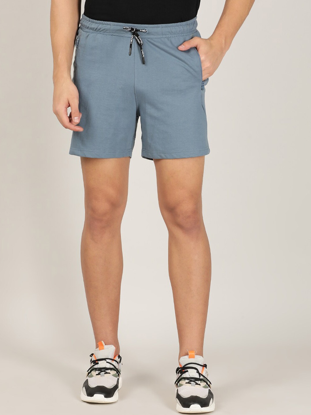

Head Men Blue Slim Fit Outdoor Sports Shorts