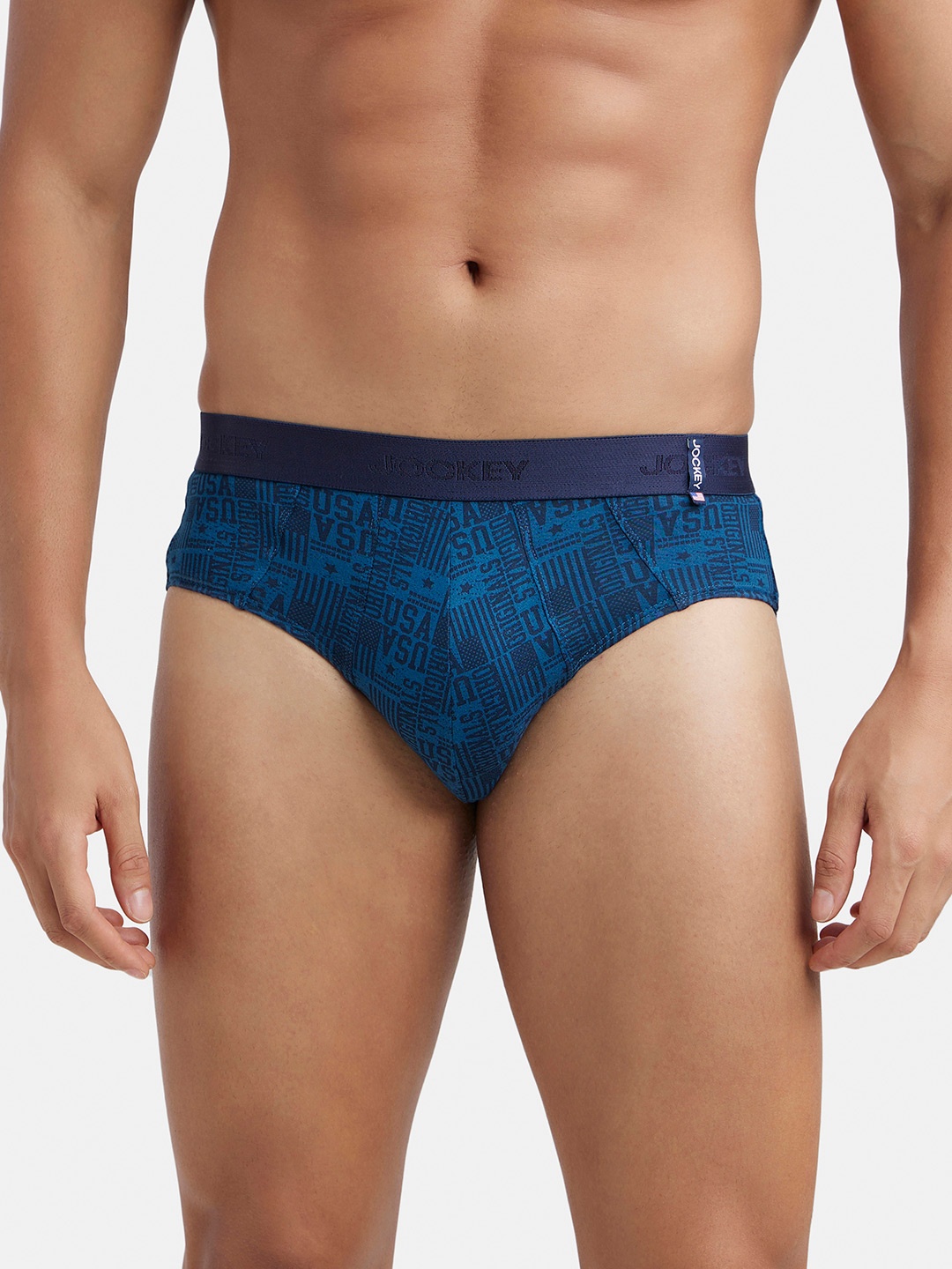 

Jockey Combed Cotton Brief with Ultrasoft Waistband-US52, Teal