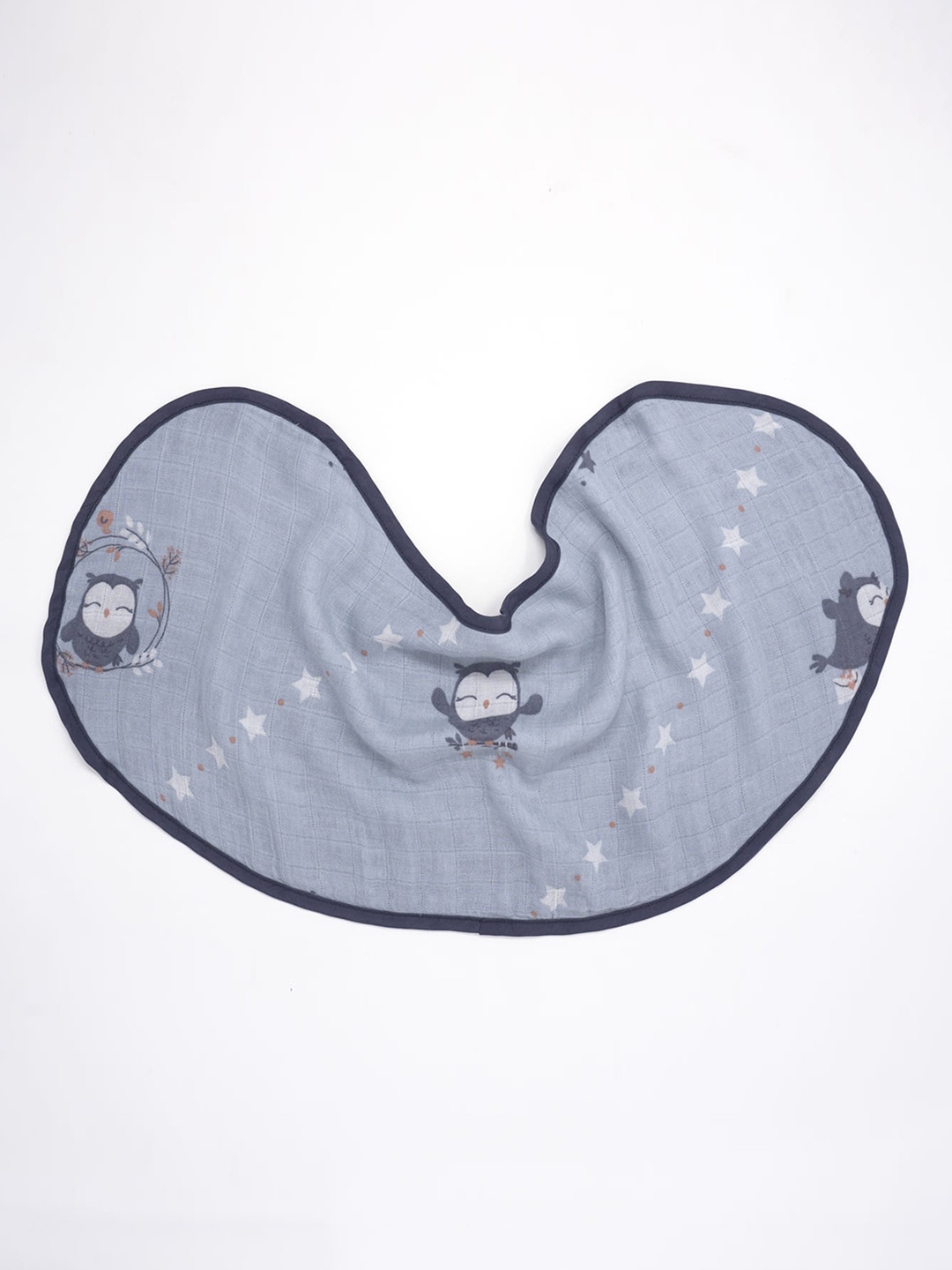 

cocoon care Infants Kids Navy Blue Printed Bibs