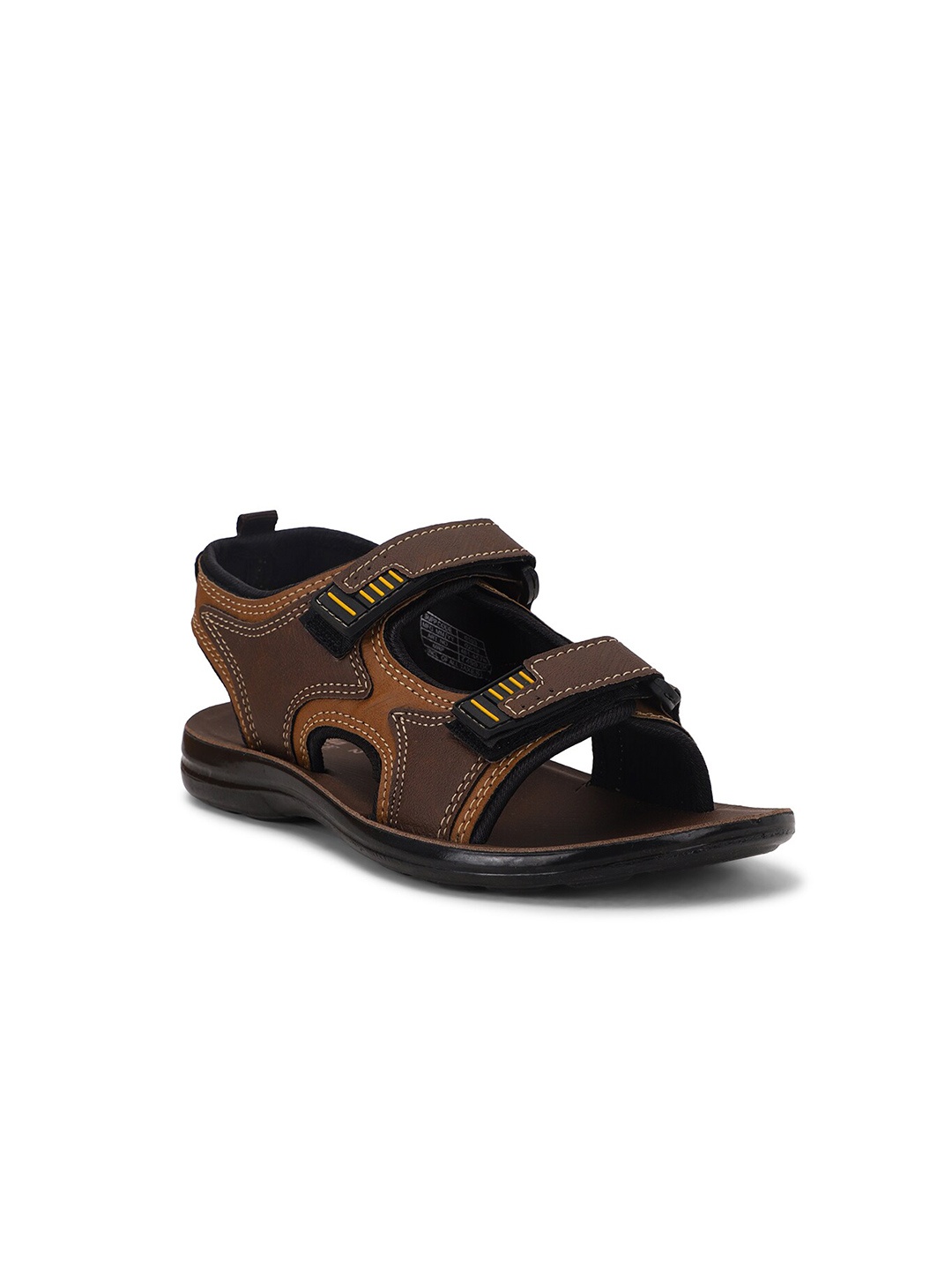 

Bata Girls Brown & Black Open Toe Flats