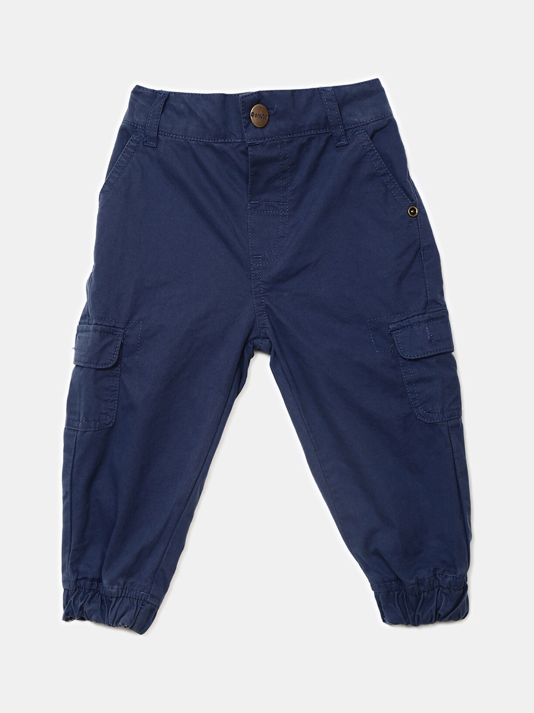 

V-Mart Unisex Kids Navy Blue Classic Low Distress Jeans