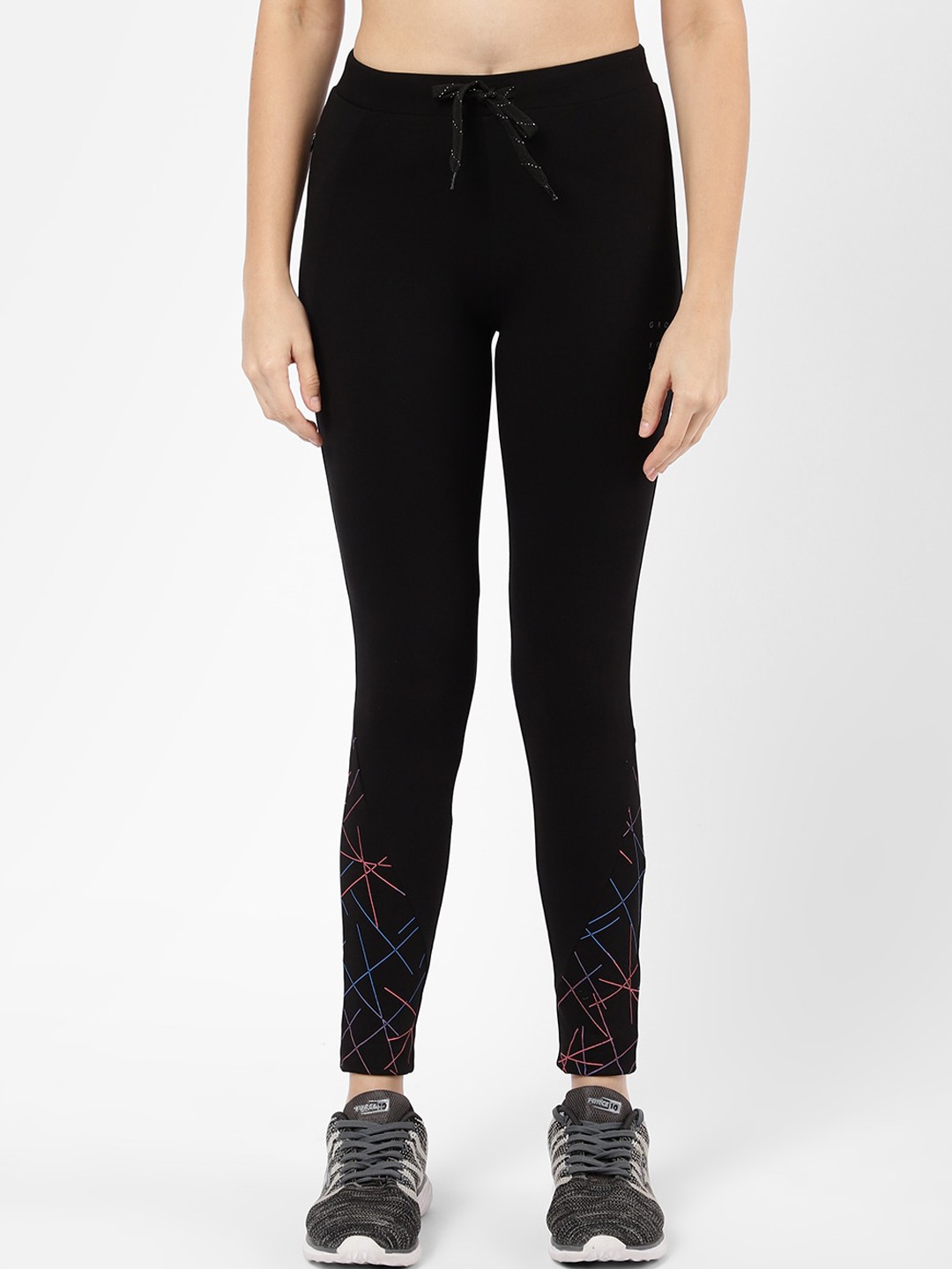 

Sweet Dreams Women Black Solid Cotton Track Pants