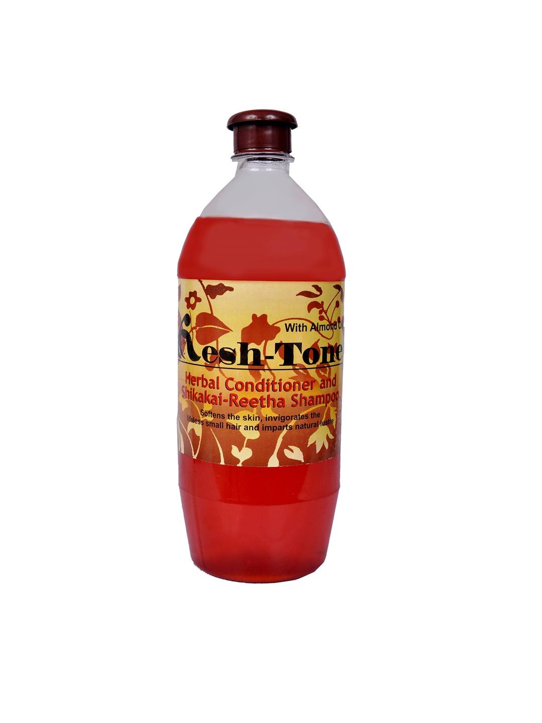 

ROCKSIDE KHADI Kesh-Tone Herbal Conditioner & Shikakai Reetha Shampoo - 500 ml, Red