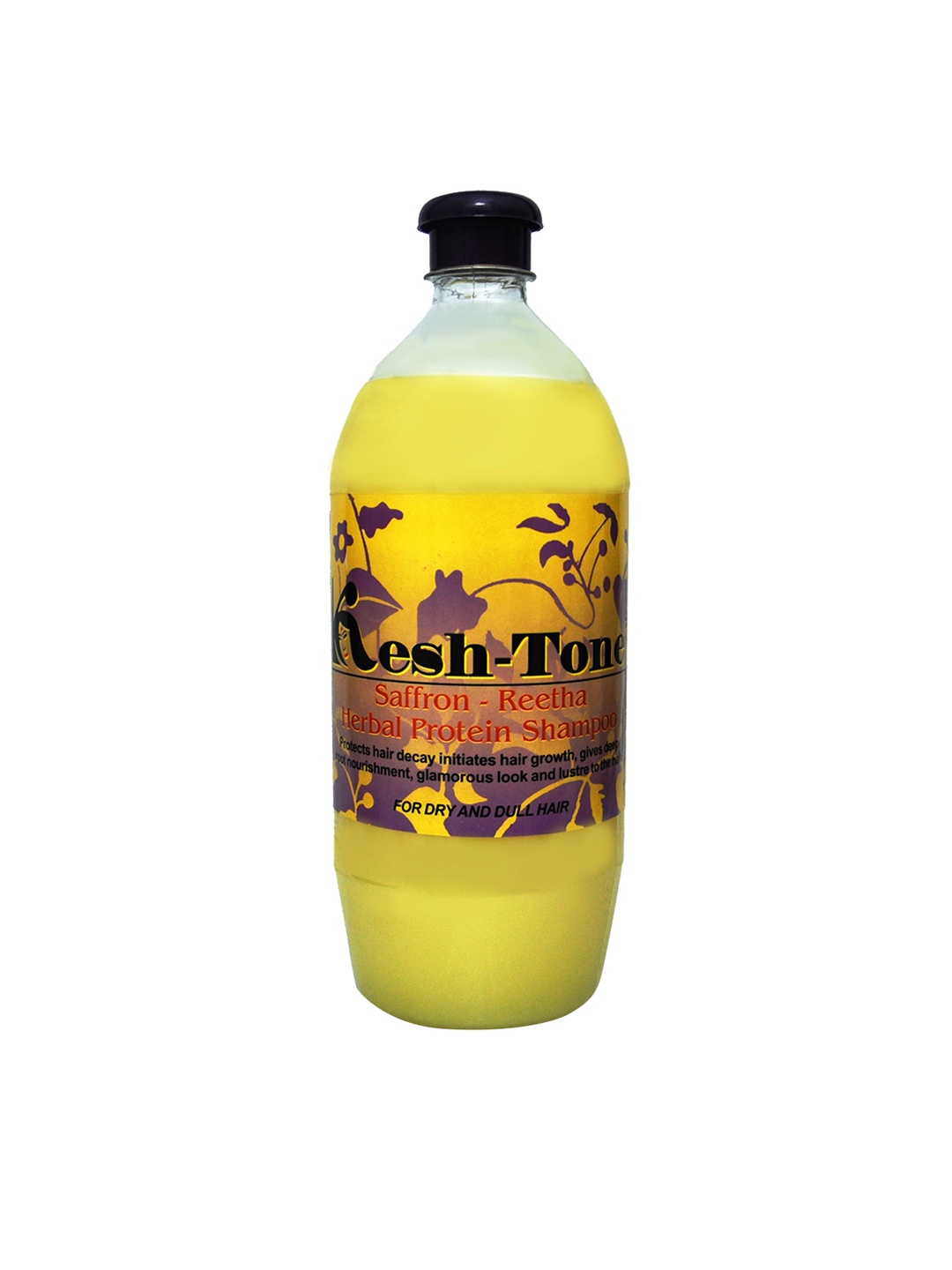 

ROCKSIDE KHADI Kesh-Tone Saffron Reetha Herbal Protein Shampoo For Dry & Dull Hair- 1000ml, Yellow