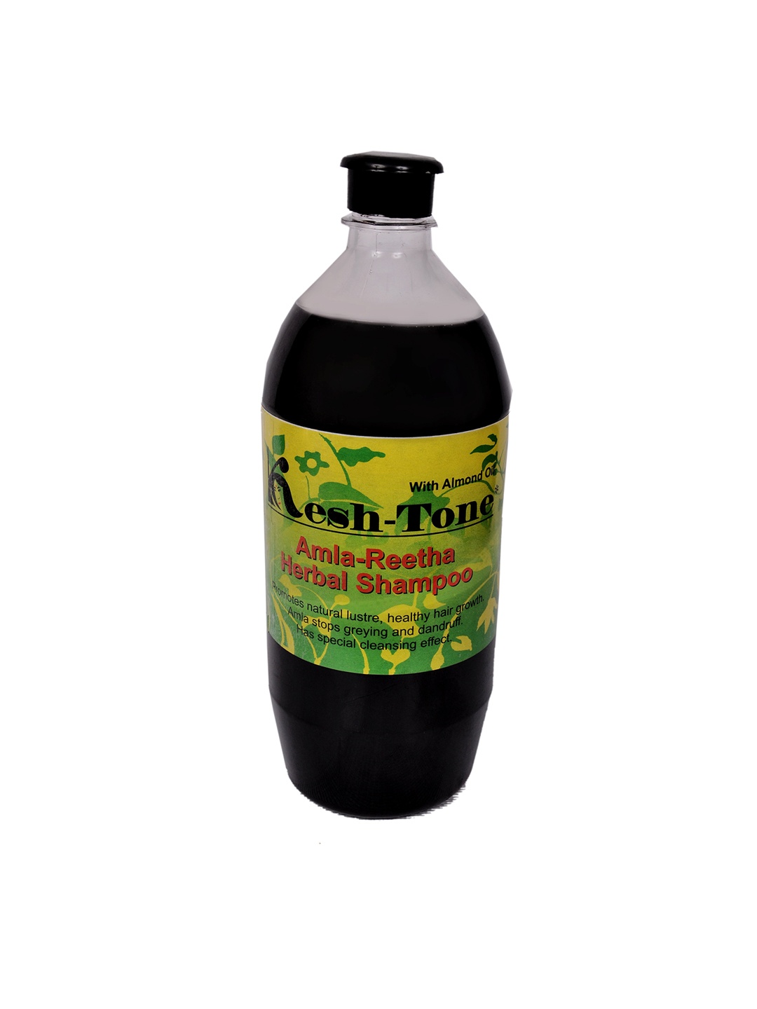 

ROCKSIDE KHADI Kesh-Tone Amla Reetha Herbal Shampoo with Almond Oil - 1000 ml, Black