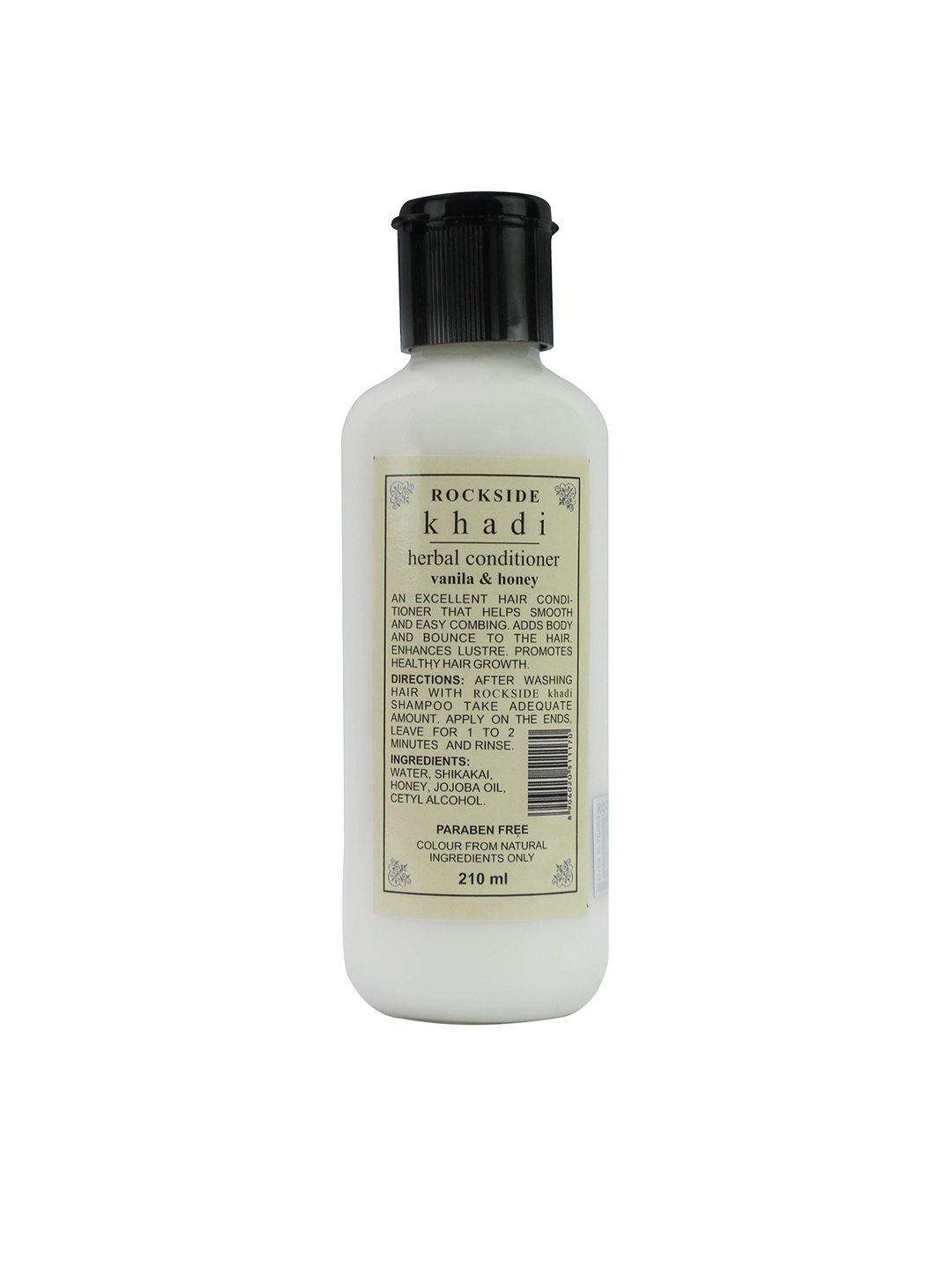 

ROCKSIDE KHADI Paraben Free Herbal Hair Conditioner with Vanilla & Honey - 210 ml, White
