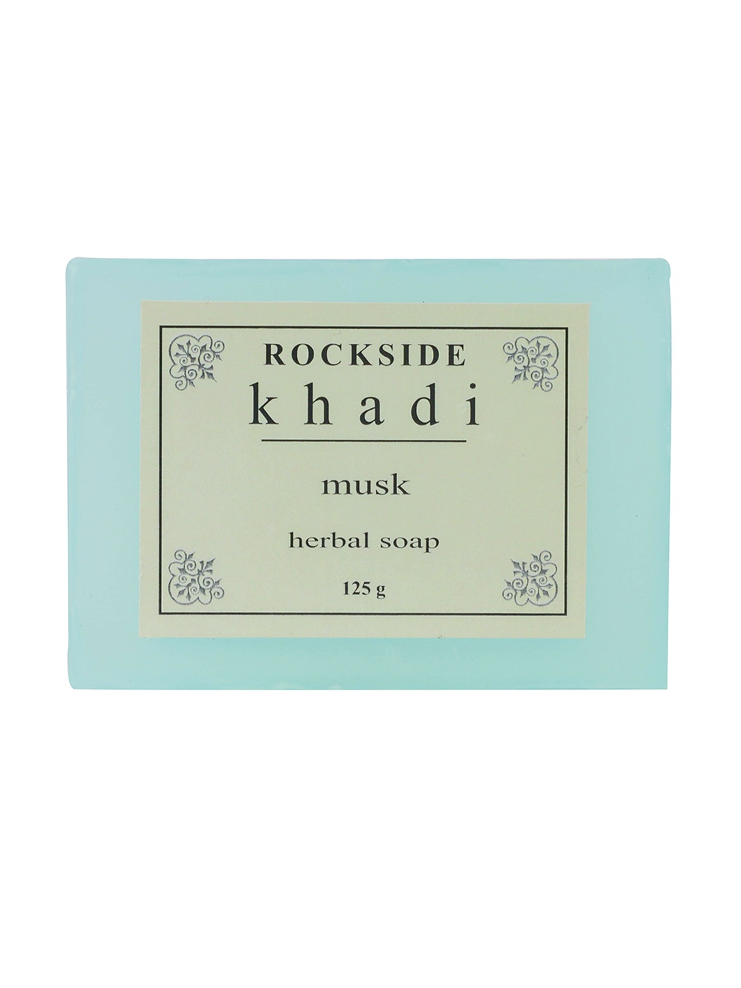 

ROCKSIDE KHADI Herbal Musk Paraben-Free Soap - 125 g, Navy blue