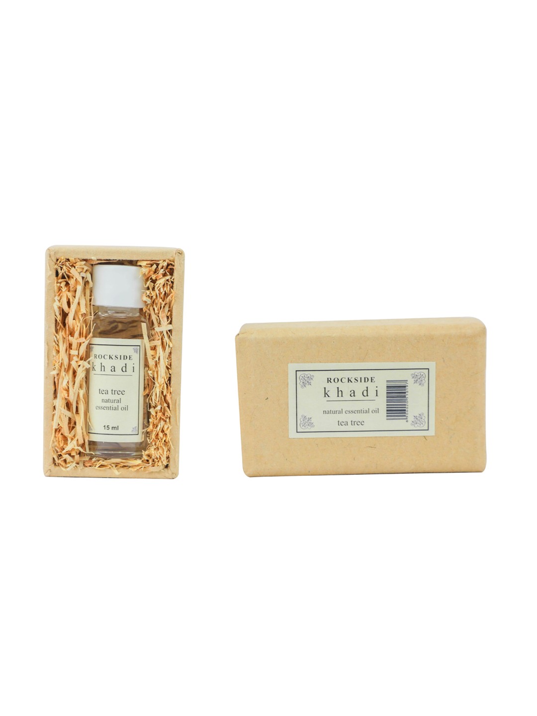 

ROCKSIDE KHADI Herbal Tea Tree Natural Essential Oil To Treat Acne & Inflammation - 15 ml, Beige