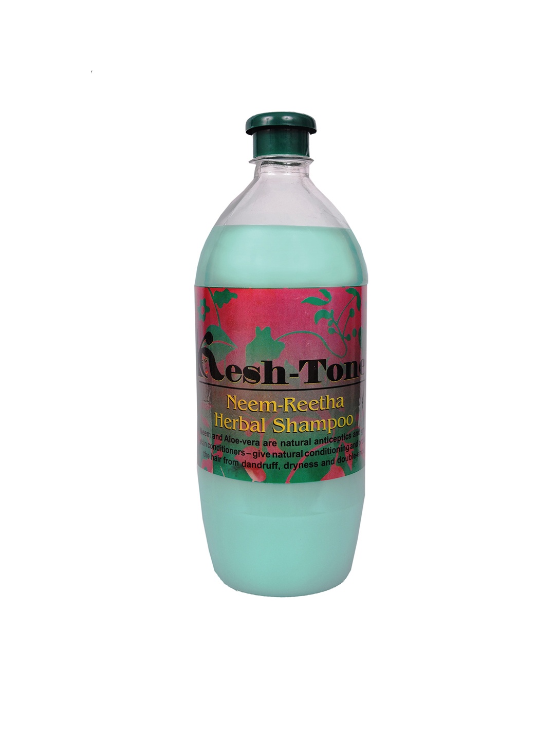 

ROCKSIDE KHADI Kesh-Tone Herbal Neem Reetha Shampoo Conditioner with Almond - 1000 ml, Green