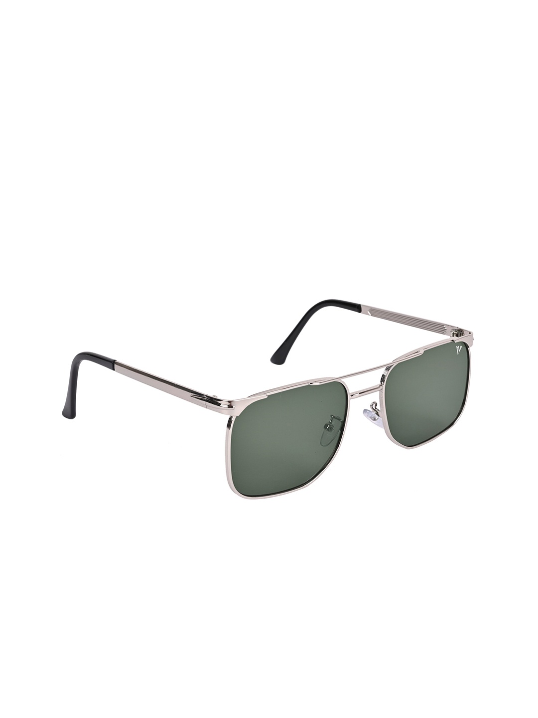 

Voyage Unisex Green Lens & Silver-Toned Sunglasses with UV Protected Lens-2148MG3803