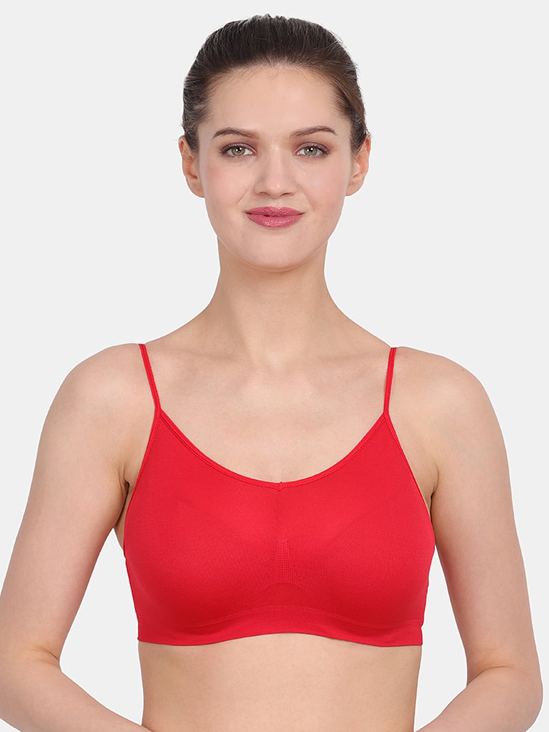 

Amour Secret Women Non Padded Seamless Bra, Red