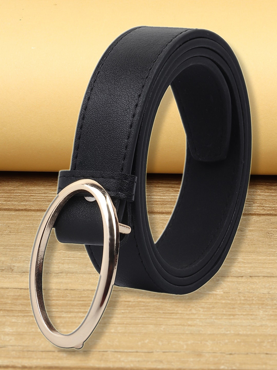 

URBAN ALFAMI Women Black PU Belt