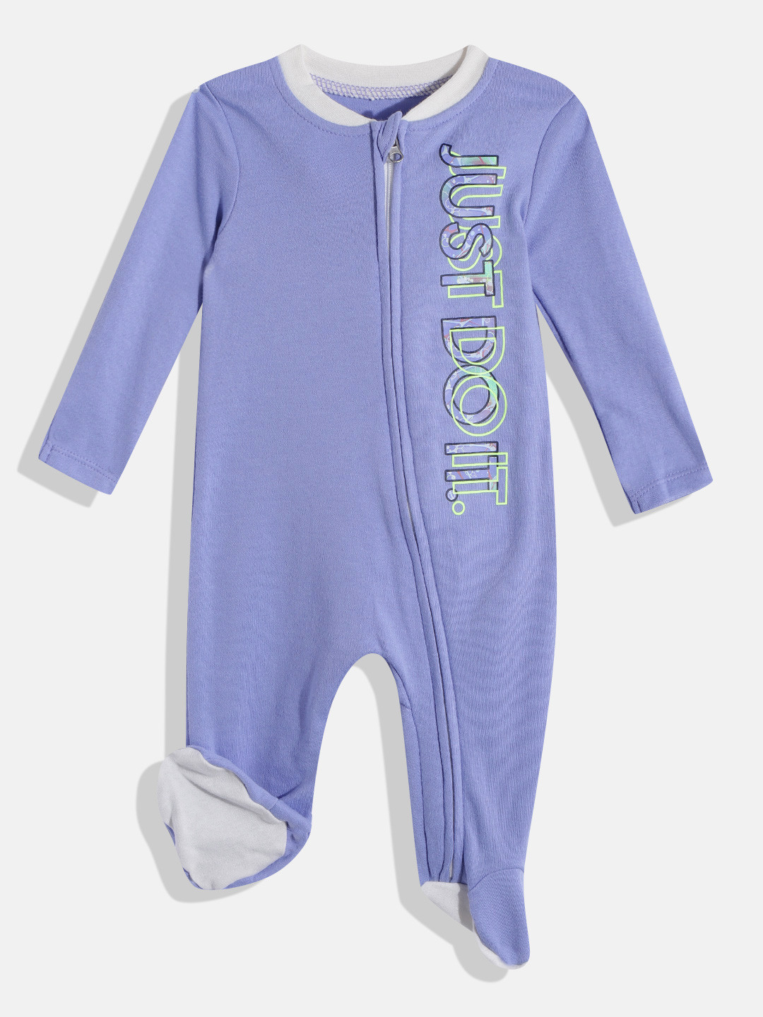 

Nike Girls Blue Typography Printed Romper