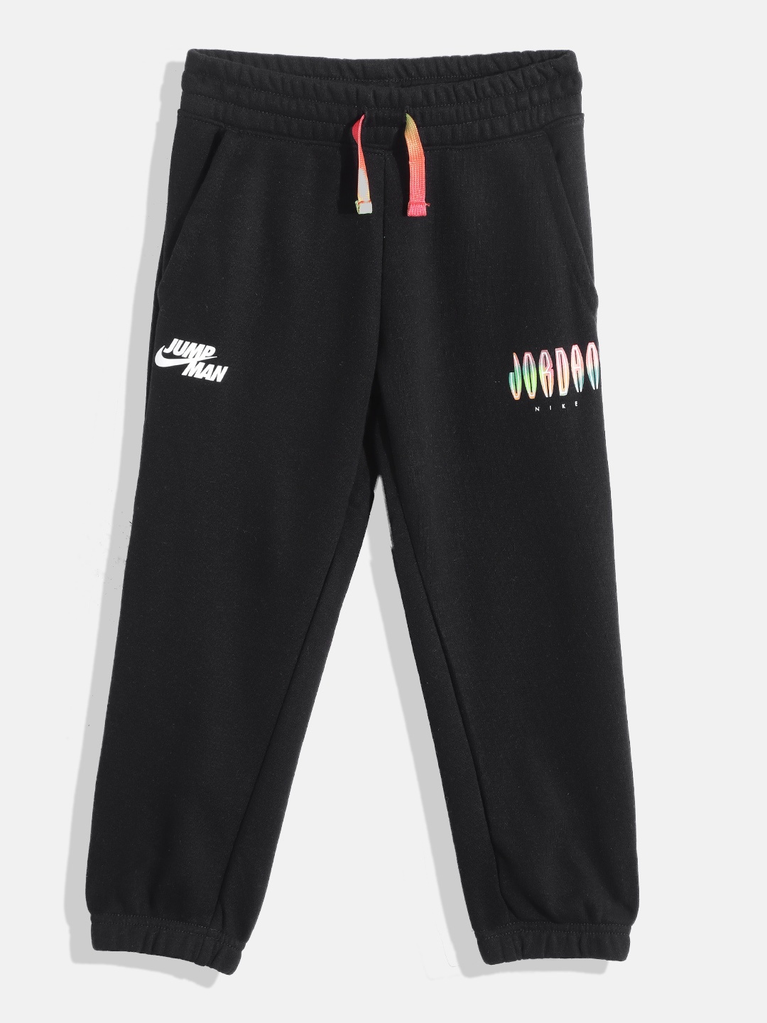 

Jordan Boys Black Brand Logo Print Detail JDB MJ MVP FT HBR FT Joggers