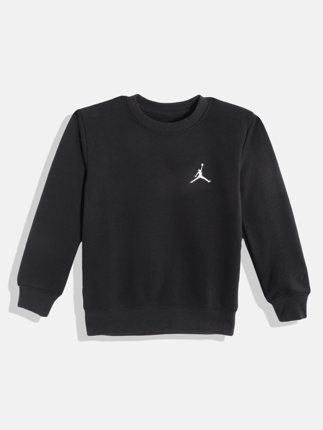 

Jordan Boys Black Solid Sweatshirt