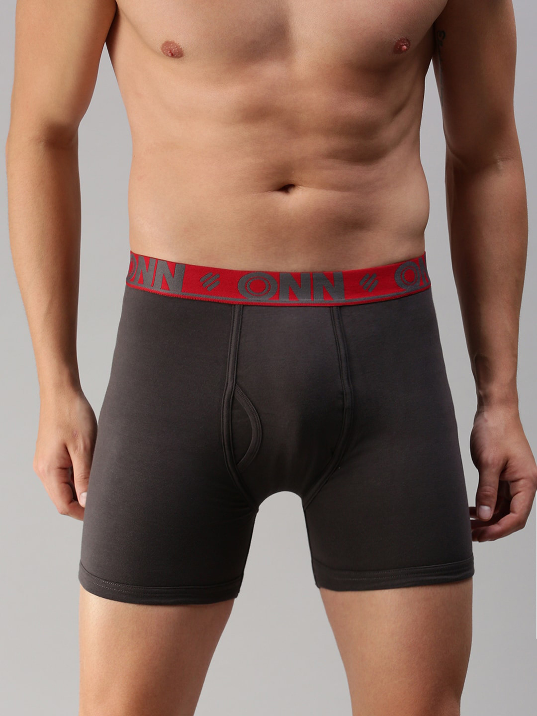 

ONN Men Grey Solid Trunk