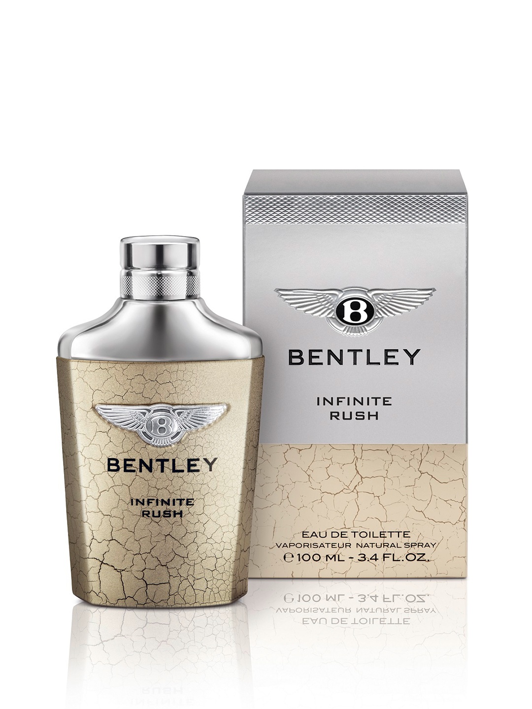 

BENTLEY Men Infinite Rush EDT 100 ml, Silver