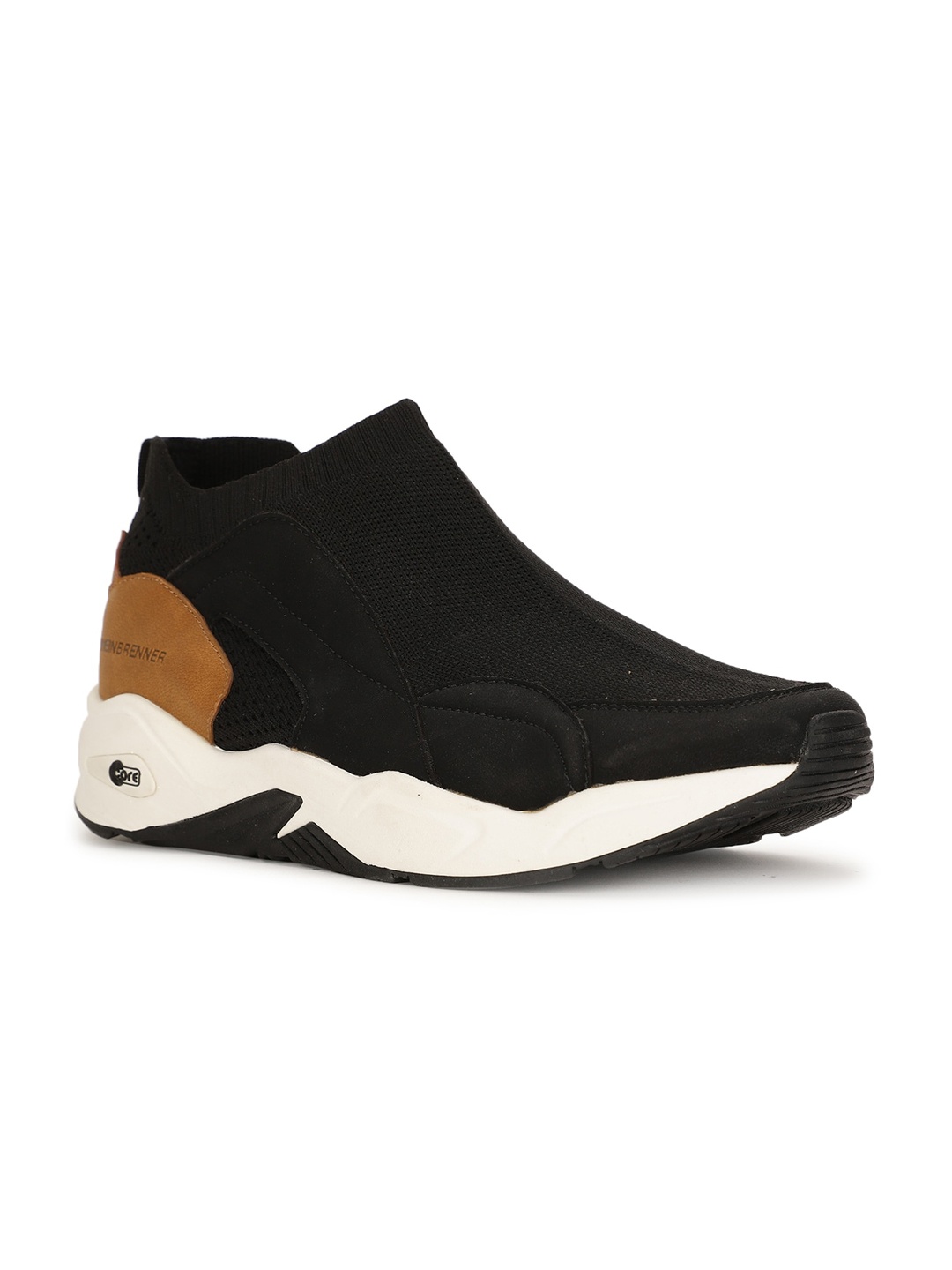 

Weinbrenner Men Black Slip-On Sneakers