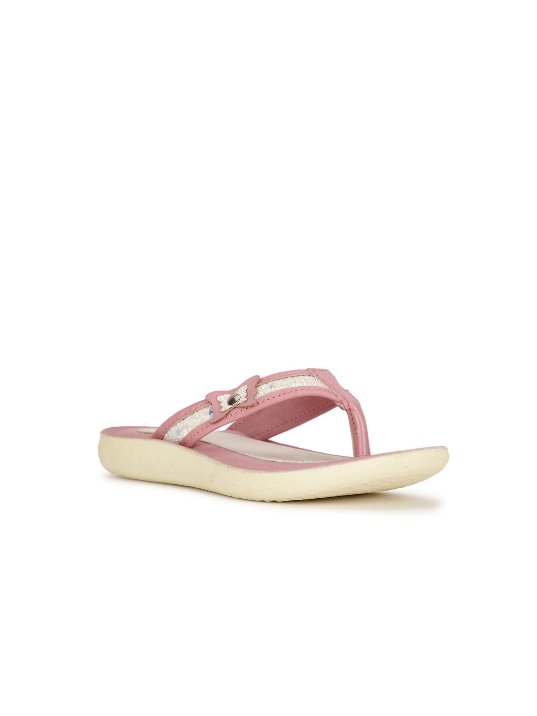 

Bubblegummers Girls Pink Embellished T-strap Flats