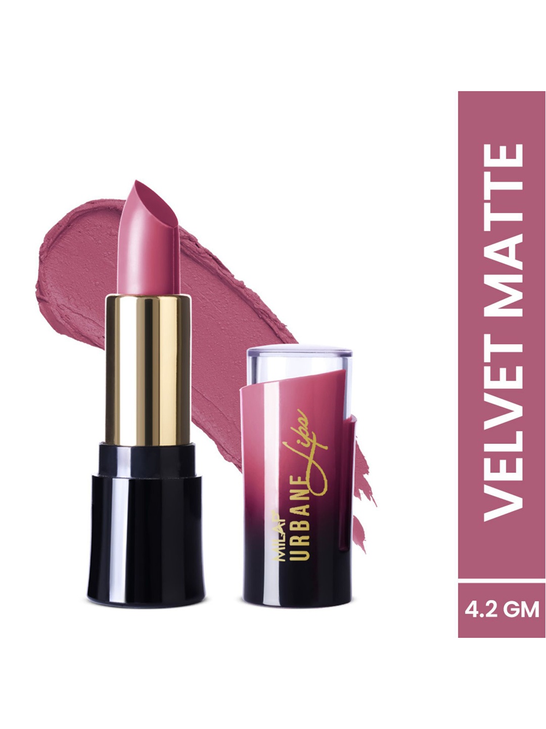 

MILAP Urbane Velvet Matte Lipstick - 4.2 gm - Dusty Rose, Nude