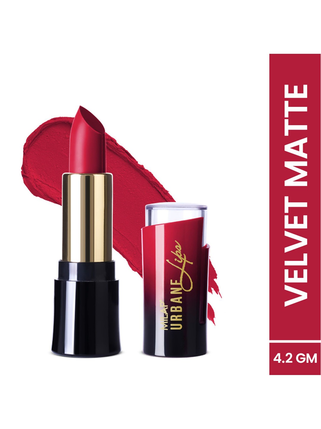 

MILAP Urbane Velvet Matte Lipstick - 4.2 gm - Indian Nude, Maroon