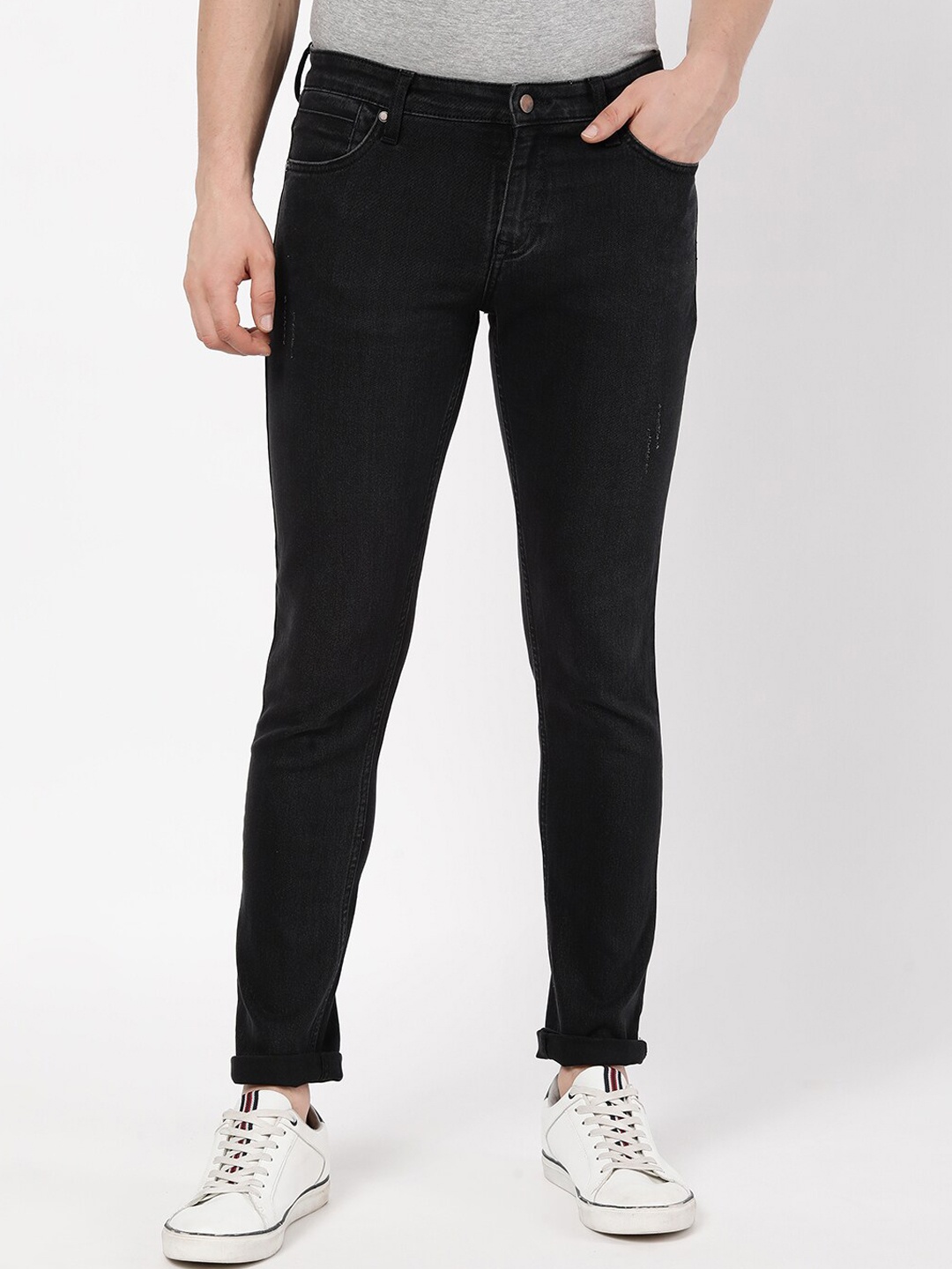 

R&B Men Black Skinny Fit Stretchable Jeans