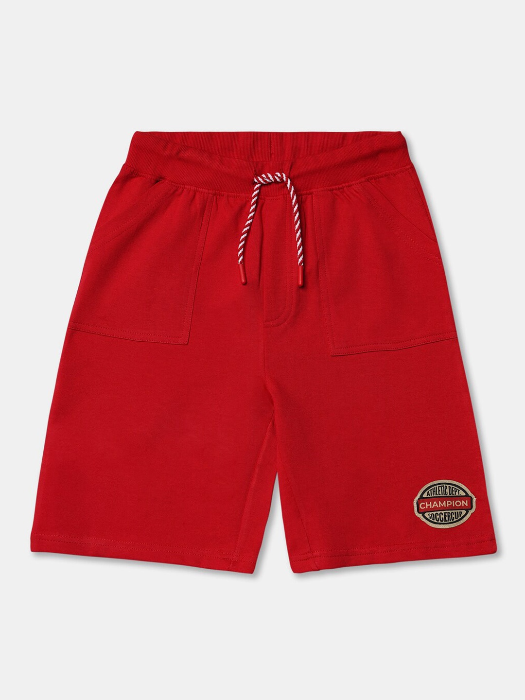 

R&B Boys Red Cotton Shorts