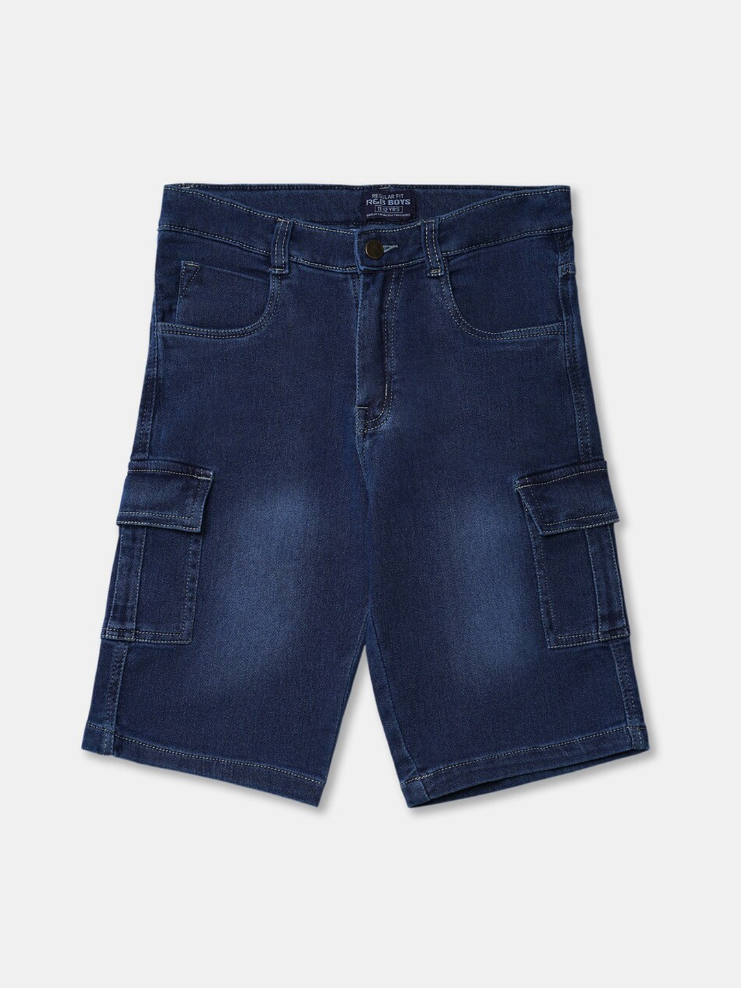 

R&B Boys Blue Washed Denim Shorts