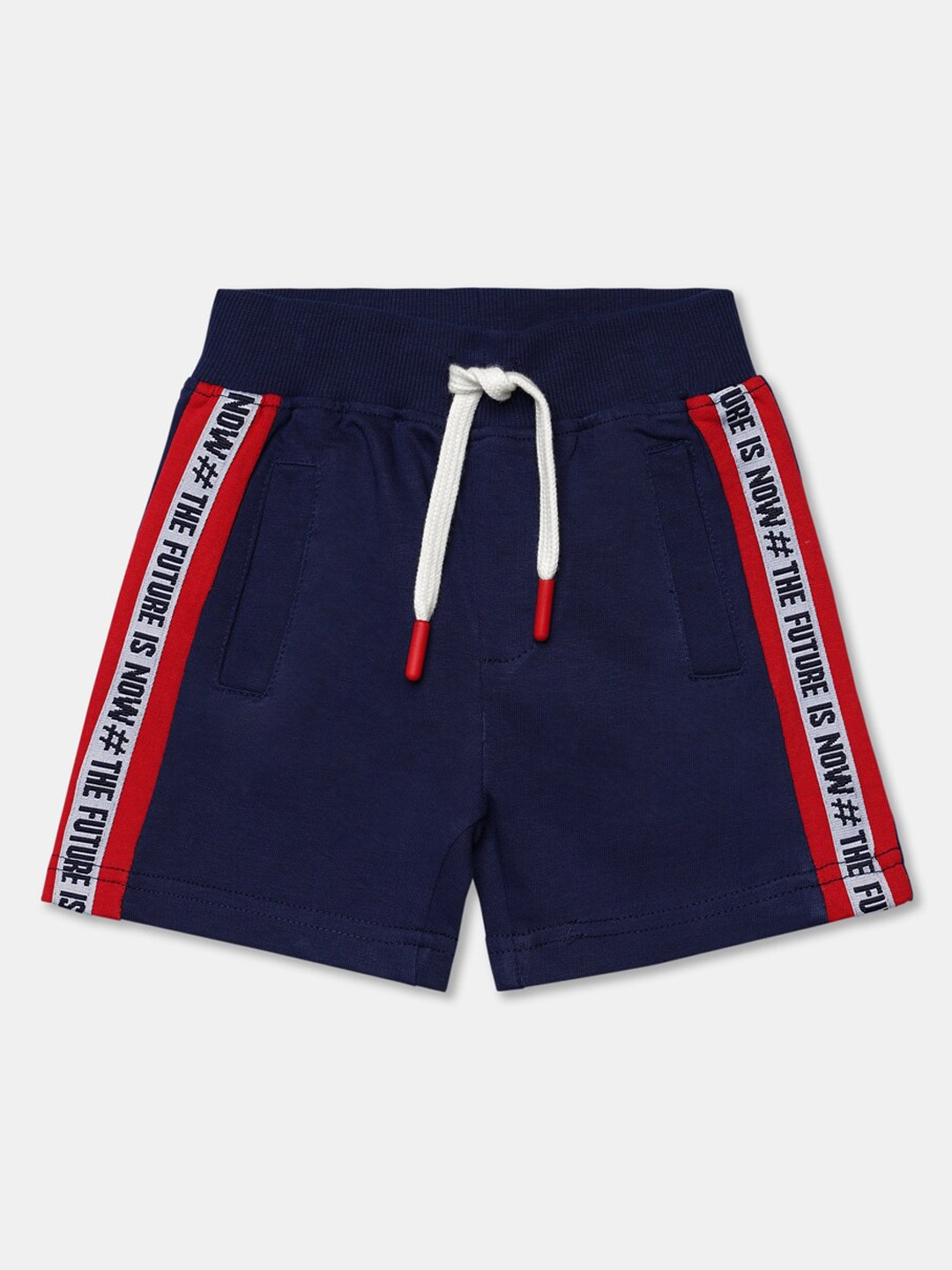

R&B Boys Regular Fit Blue Shorts