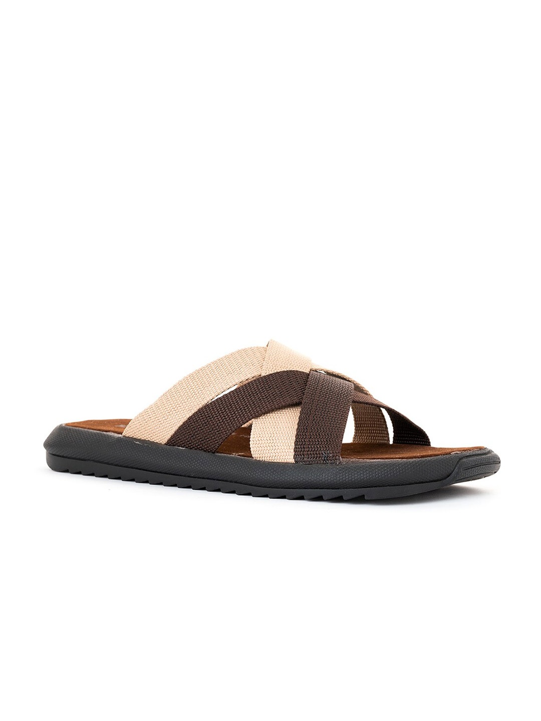 

Khadims Men Brown Comfort Sandals