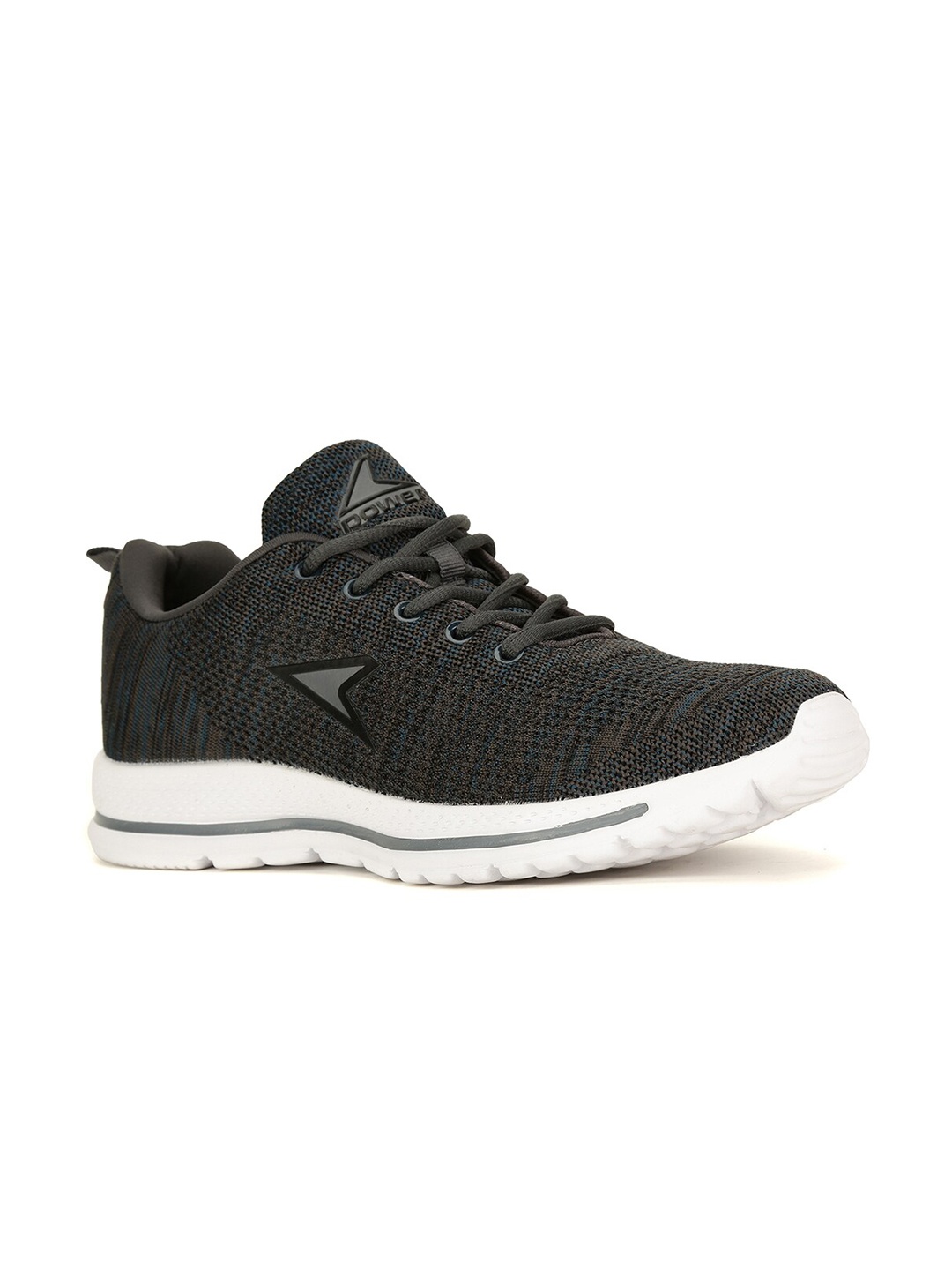 

Power Men Grey Textile Running Non-Marking Shoes