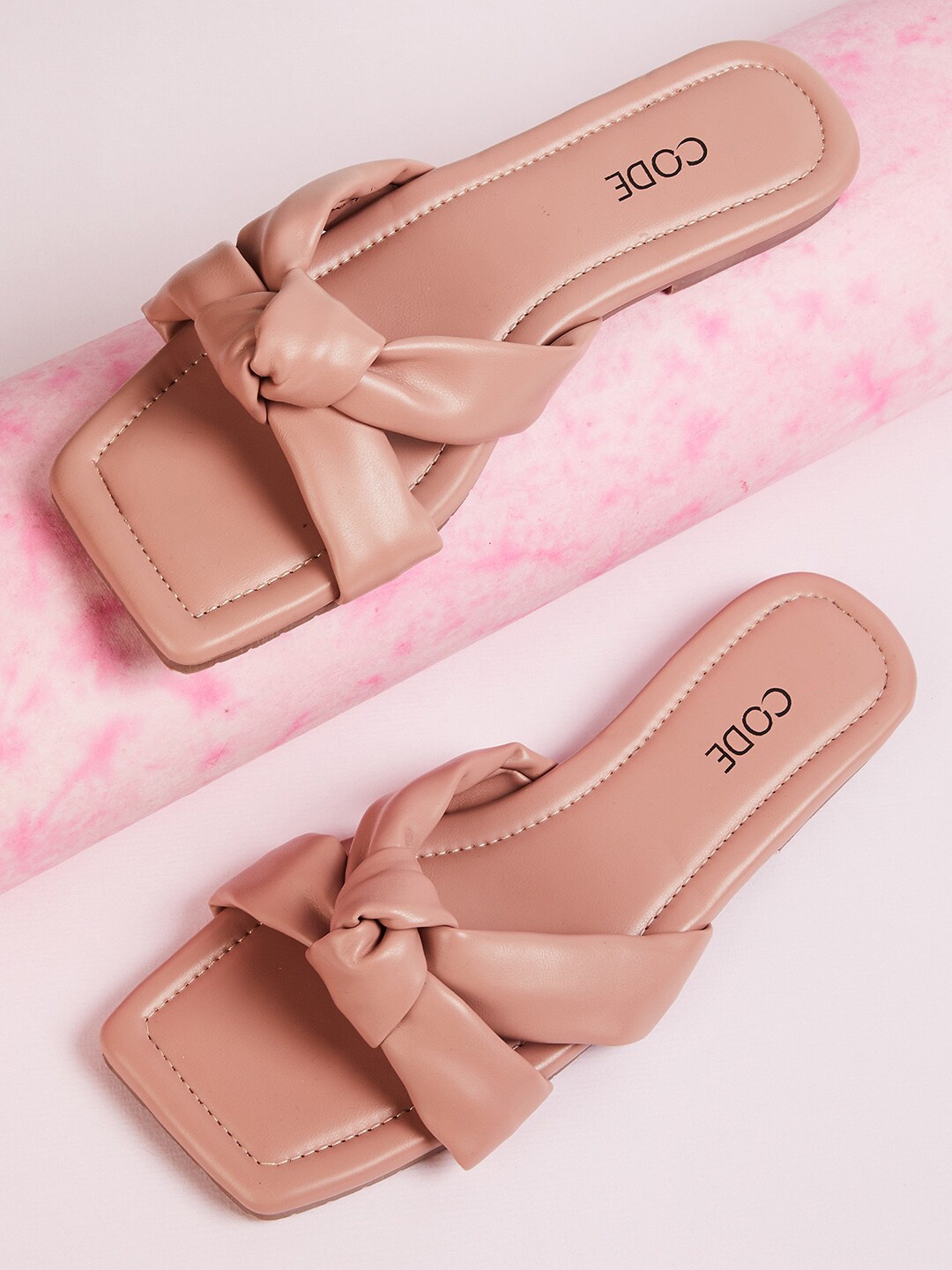 

CODE by Lifestyle Women Pink Bows Flats