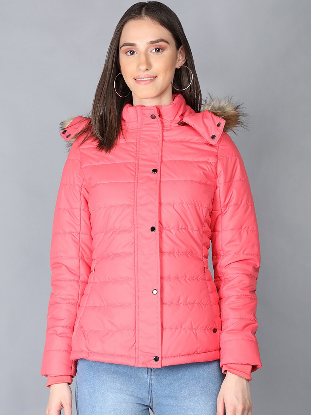 

LURE URBAN Women Rose Longline Parka Jacket