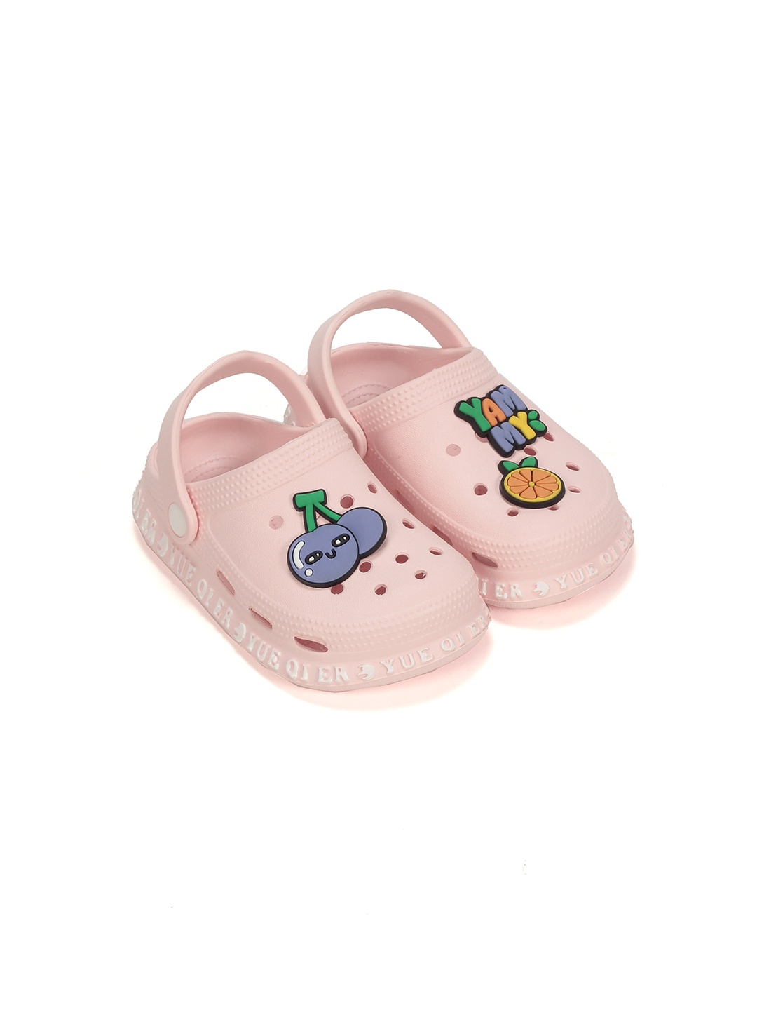 

Lil Lollipop Unisex Kids Pink & Purple Printed Rubber Clogs