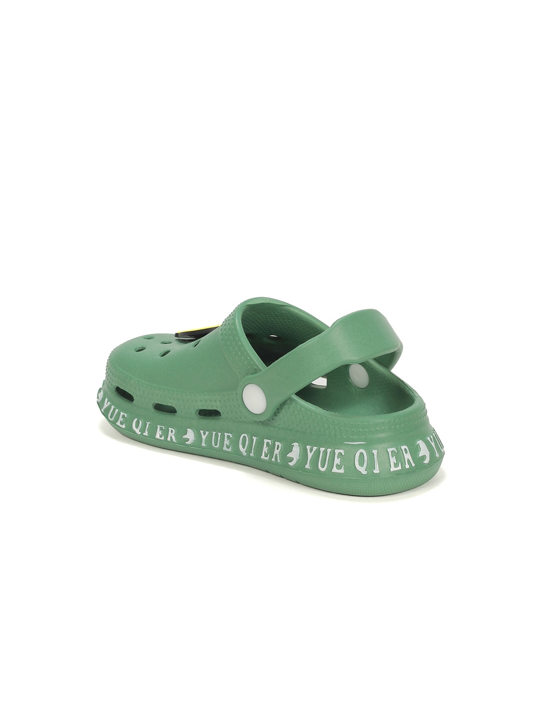 

Lil Lollipop Unisex Kids Green & Yellow Printed Rubber Clogs