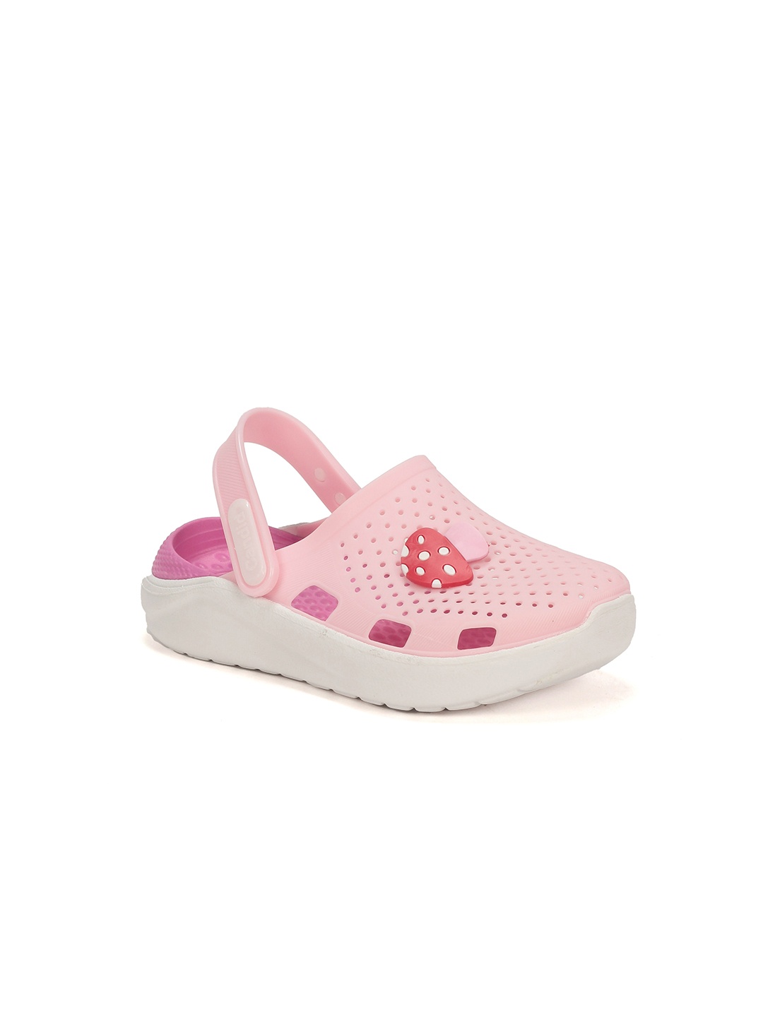

Lil Lollipop Unisex Kids Pink & Red Printed Rubber Clogs