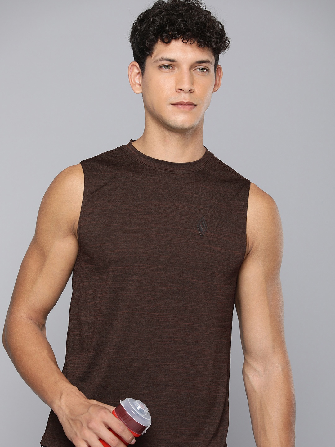 

Skechers Self Design Sleeveless ON THE ROAD MUSCLE TANK T-shirt, Brown