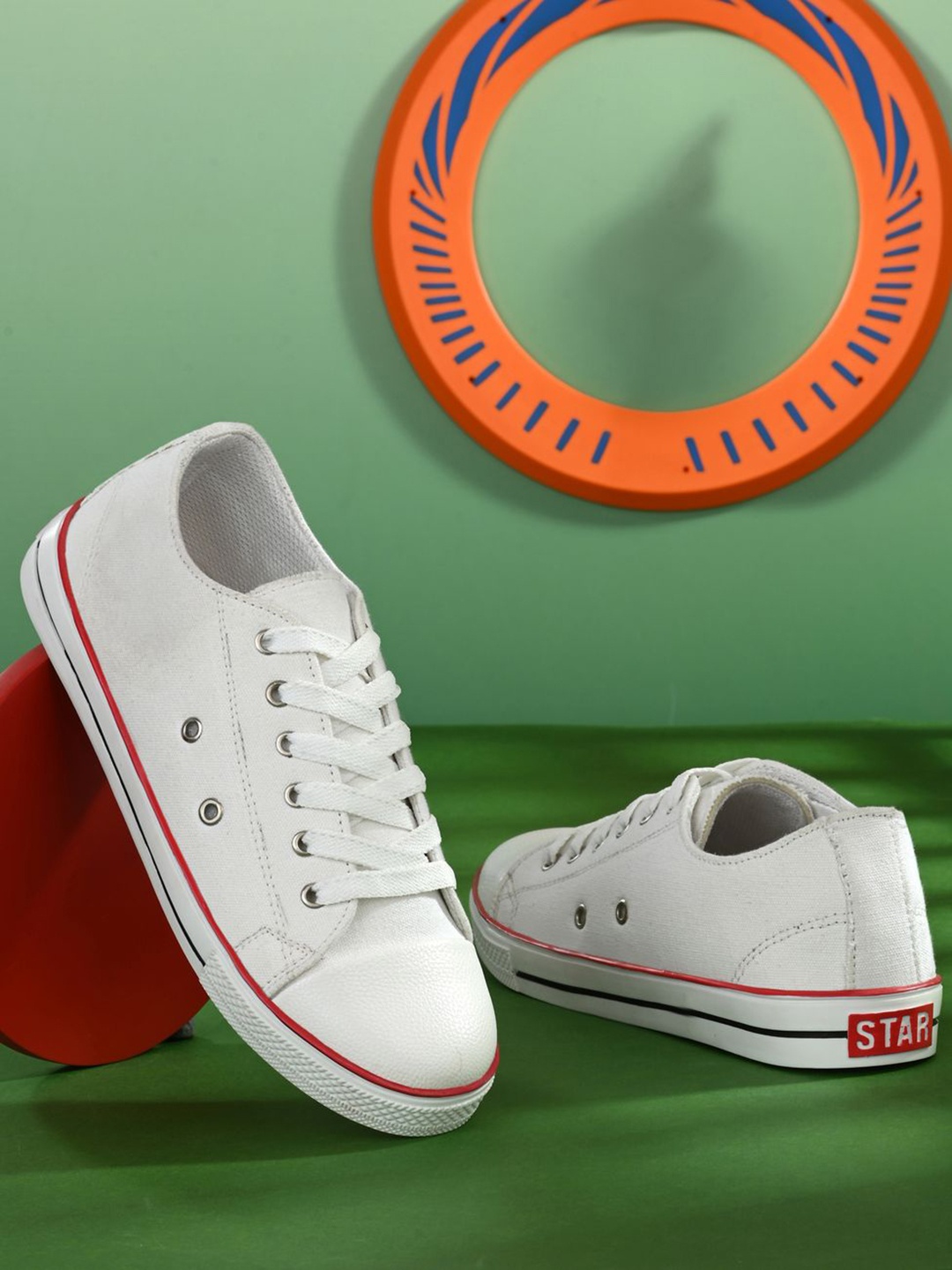 

AROOM Women White Sneakers