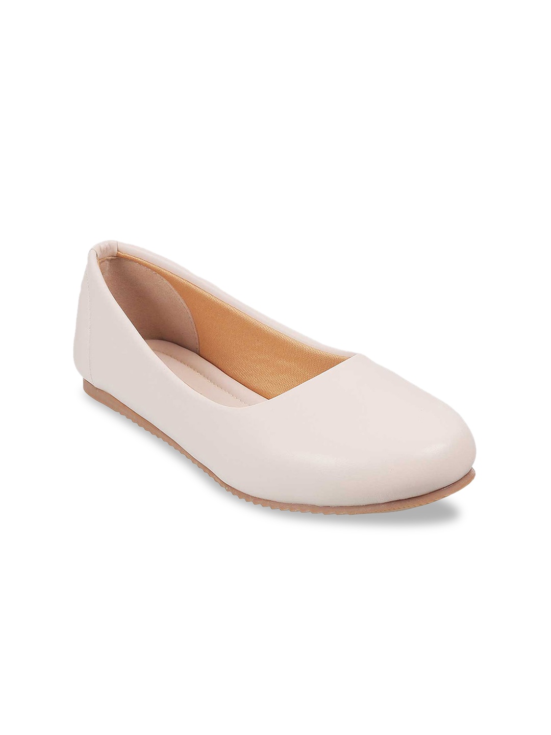 

WALKWAY by Metro Women Beige Ballerinas Flats