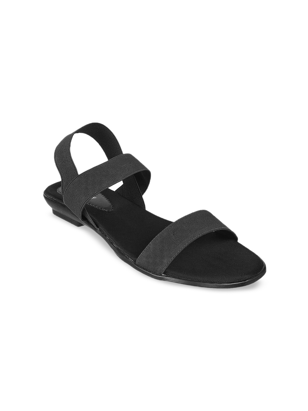 

WALKWAY by Metro Women Black Open-Toe Flats