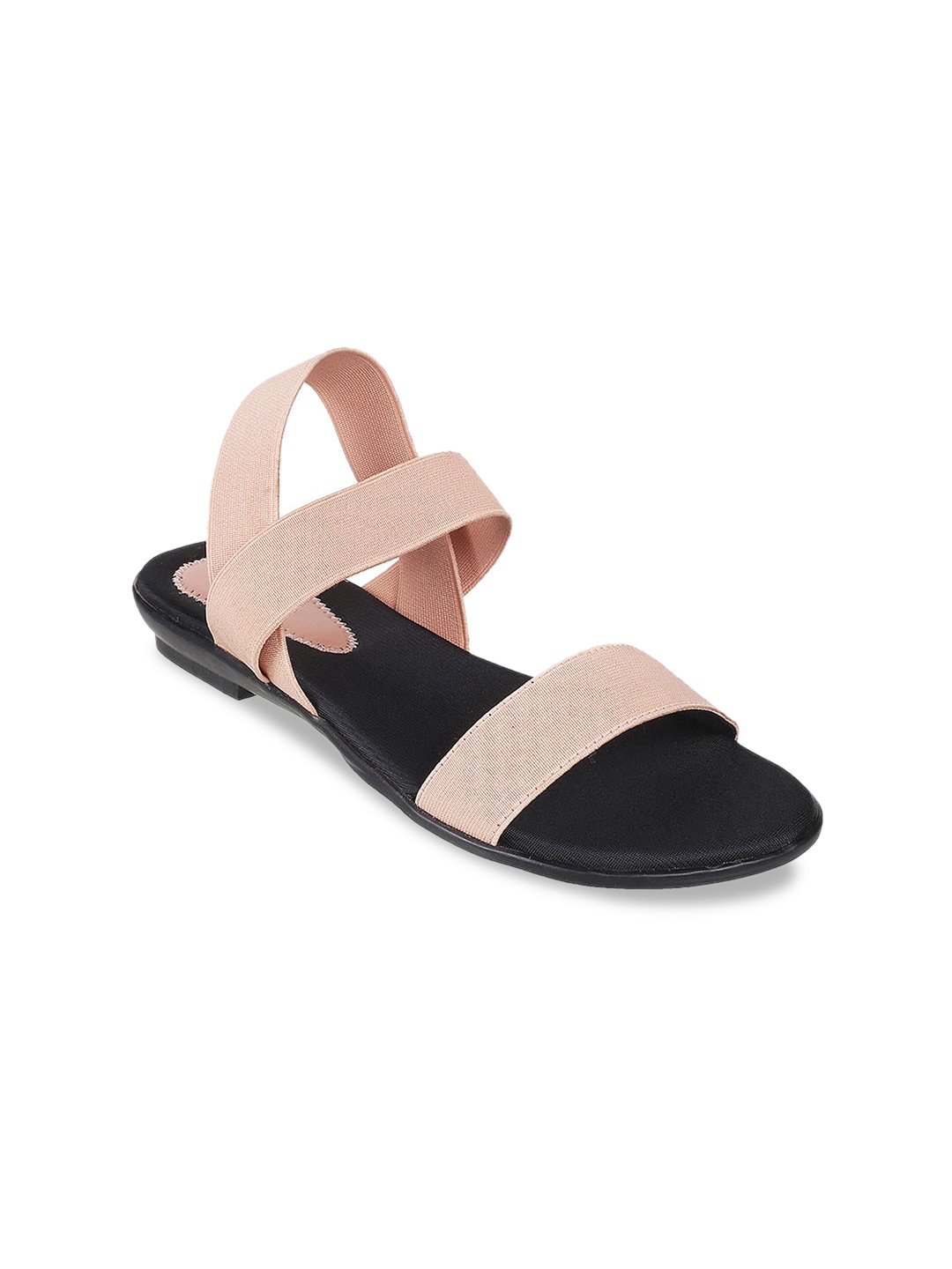 

WALKWAY by Metro Women Pink Colourblocked Buckles Flats