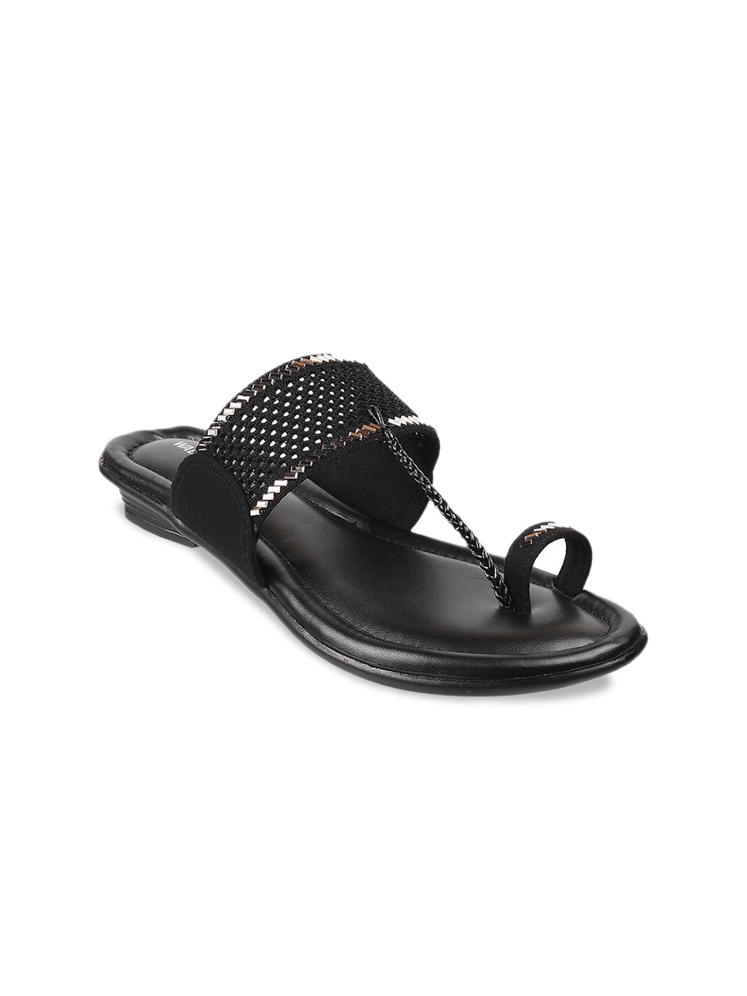 

WALKWAY by Metro Women Black Embellished Flats