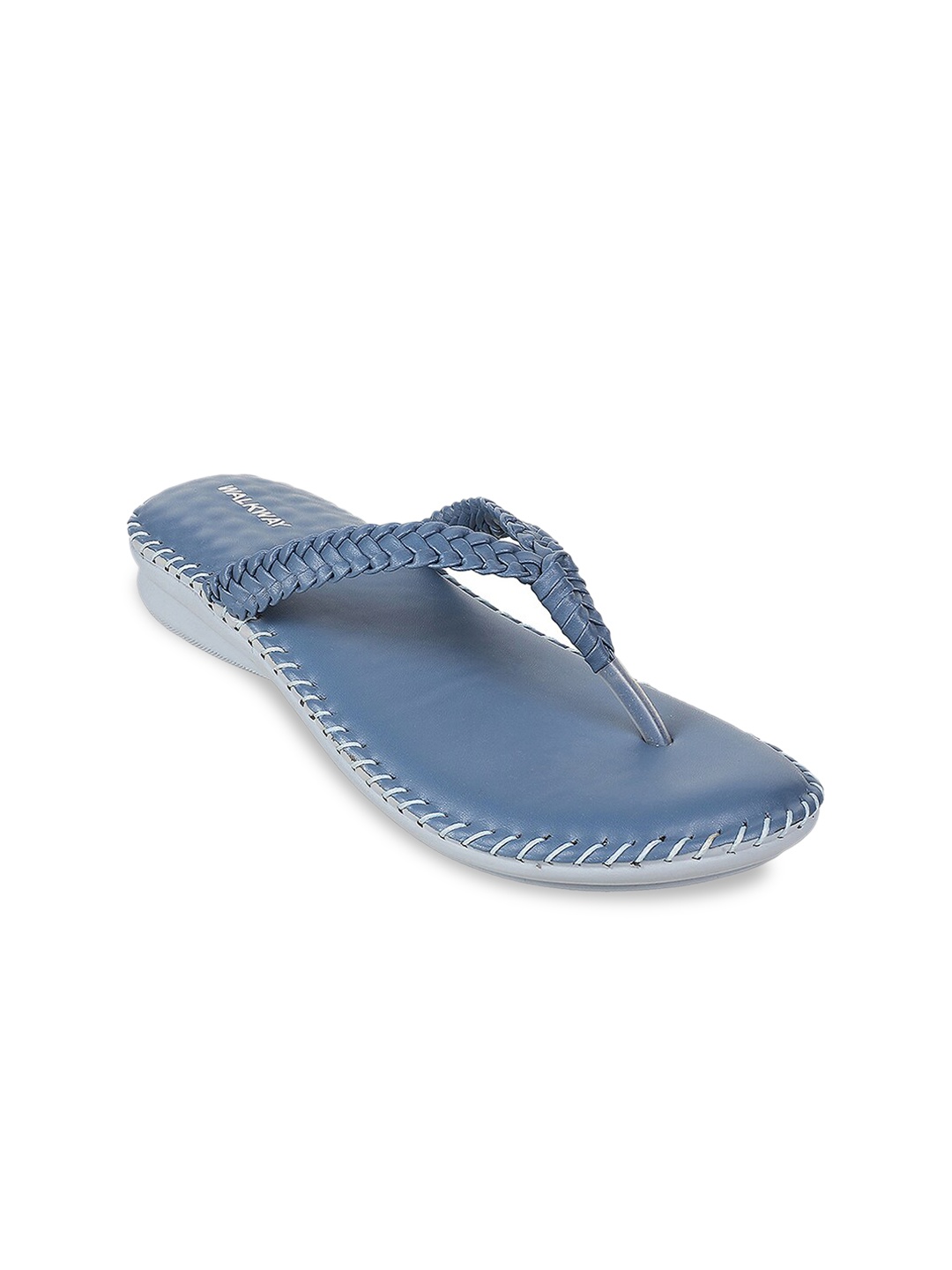 

WALKWAY by Metro Women Blue T-Strap Flats