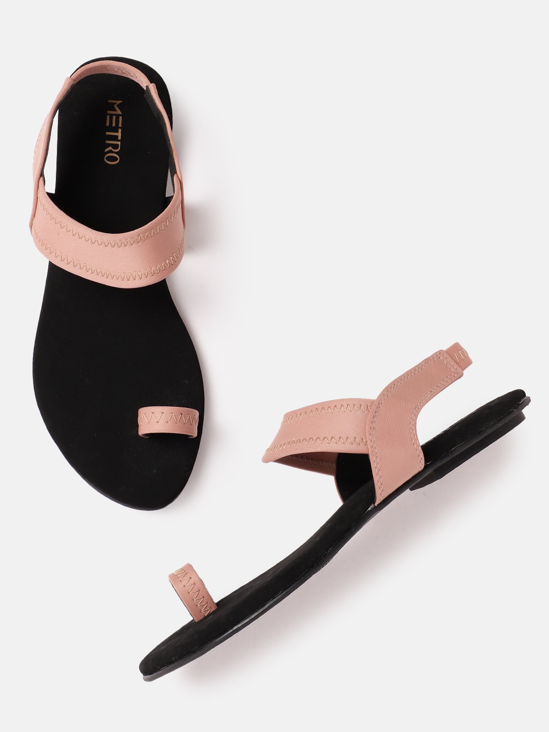 

Metro Women One Toe Flats, Rose