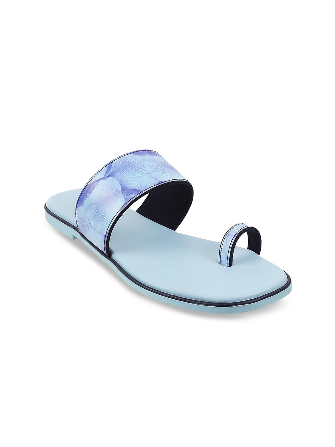 

Metro Women Blue Colourblocked one toe Flats