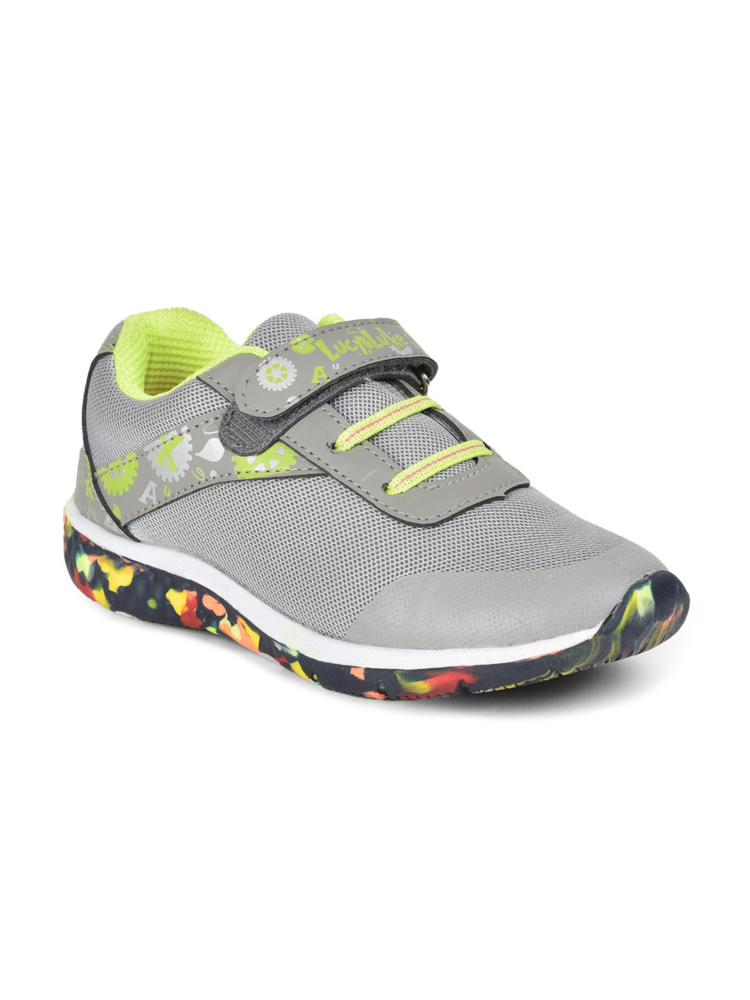 

Liberty Unisex Kids Grey Printed Espadrilles