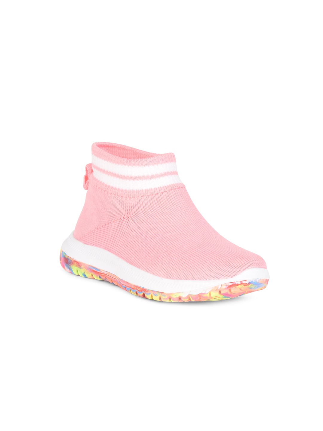 

Liberty Unisex Kids Pink Woven Design Slip-On Sneakers