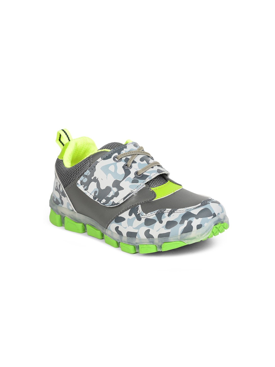 

Liberty Unisex Kids Green Printed Slip-On Sneakers